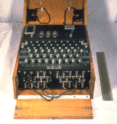 Figure 2a: The Enigma machine.